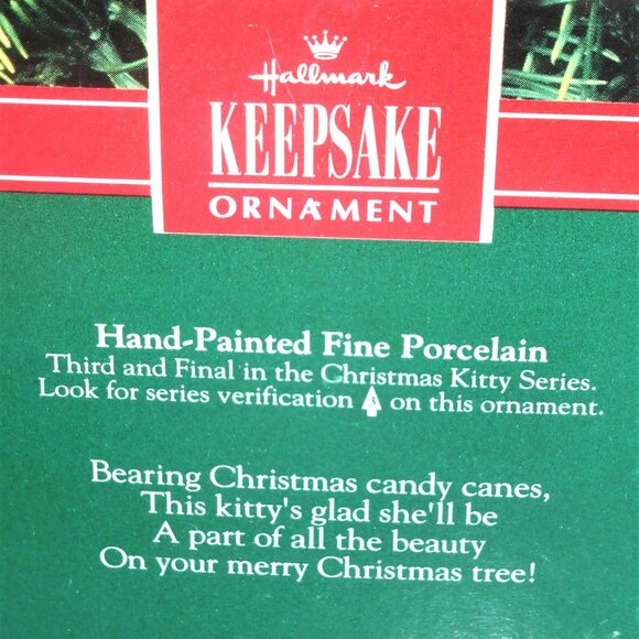 Hallmark Keepsake Ornament CHRISTMAS KITTY Final In Series Christmas - Picture 6 of 8